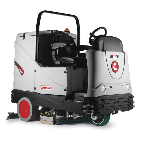 Lavasciuga pavimenti uomo a bordo - C100 - Comac spa - a batteria