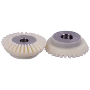 Ingranaggio conico - PA 12 G - MÄDLER GmbH - a dentatura diritta / con mozzo / in plastica