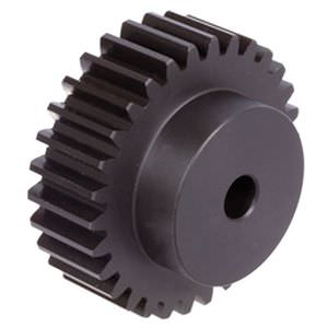 Ingranaggio cilindrico a denti dritti - 29311010 - MÄDLER GmbH - a dentatura diritta / con mozzo / in POM