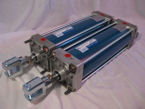 Cilindro pneumatico - MS series - AirControl Industrial S.L. - a doppio effetto / in alluminio