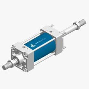 Cilindro pneumatico - 04MS series - AirControl Industrial S.L. - con asta attraversante / standard