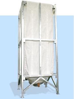 Silo in Trevira CS® - HH, MM, SS, UU, VV Series - Eurofim - flessibile / con estrattore / con fondi vibratori