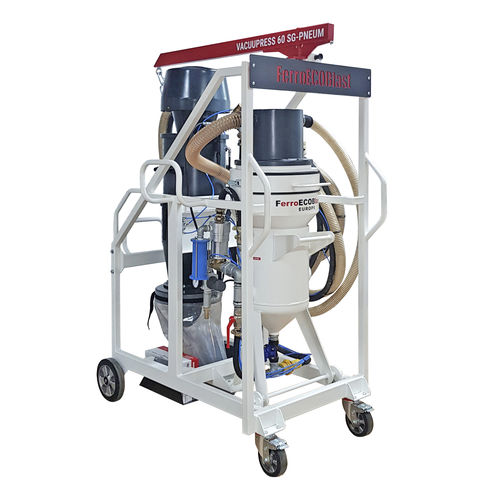 Sabbiatrice manuale - Vacuupress  - FerroECOBlast - a pressione / mobile