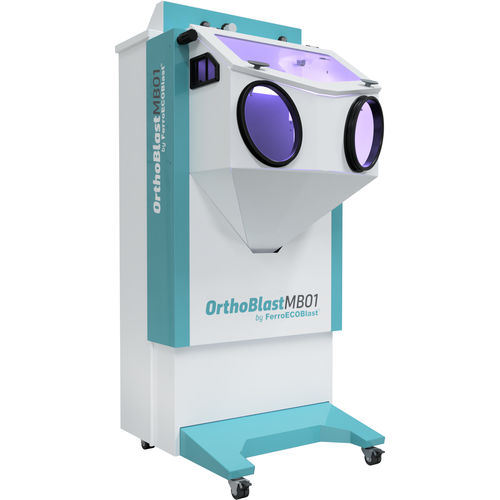 Cabina di sabbiatura a pressione - MB01 DUO PB - FerroECOBlast - manuale / in acciaio inossidabile