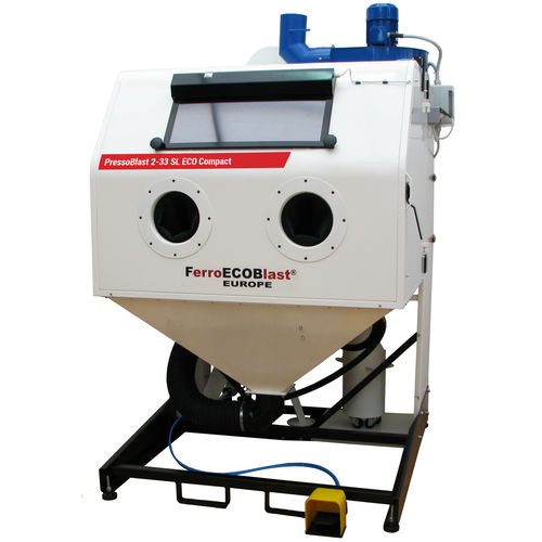 Cabina di sabbiatura a pressione - PressoBlast  - FerroECOBlast - manuale / in acciaio inossidabile