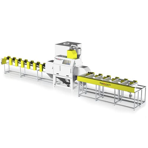 Cabina di sabbiatura a pressione - FerroECOBlast - automatica / con trasportatore concavo / compatta