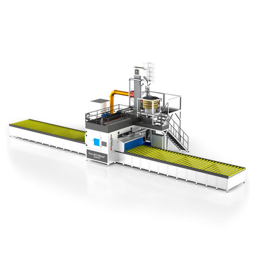 Granigliatrice di precompressione automatico - ASP PEENLINE 4/1000 ECO - FerroECOBlast - a tavola girevole / per metallo