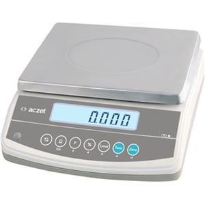 Bilancia contapezzi - CZ series - Aczet Pvt Ltd. - esterna / con display LCD / in acciaio inossidabile