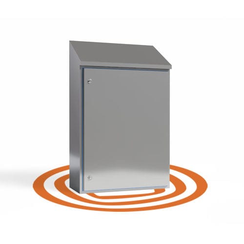 Scatola elettrica per applicazioni igieniche - HE series - häwa GmbH - di distribuzione / a muro / in acciaio inossidabile