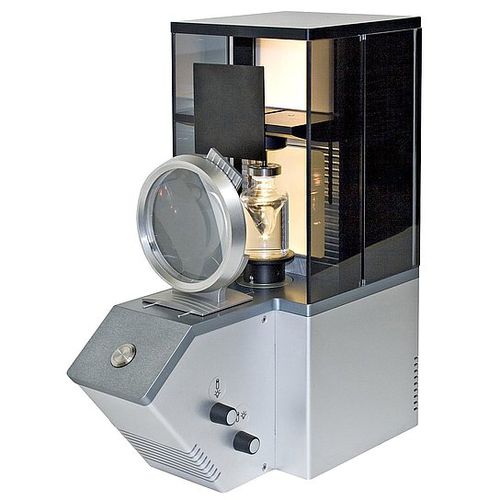 Macchina di ispezione di particelle - VPE - Körber Pharma - per l'industria cosmetica / di difetti / compatta