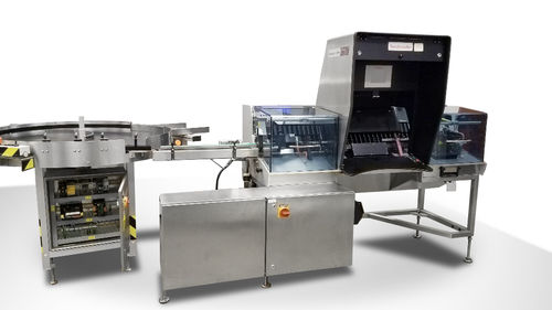 Macchina di ispezione semiautomatica - V90 series - Körber Pharma - visiva / per l'industria farmaceutica / per il settore medico