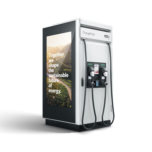 Stazione di ricarica per veicolo elettrico - ChargePost - ads-tec - a pavimento
