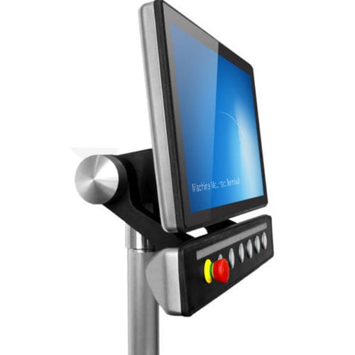 Terminale HMI con touch screen multitouch - MMT8000  - ads-tec - a tecnologia capacitiva proiettata / con montaggio VESA / montato su braccio