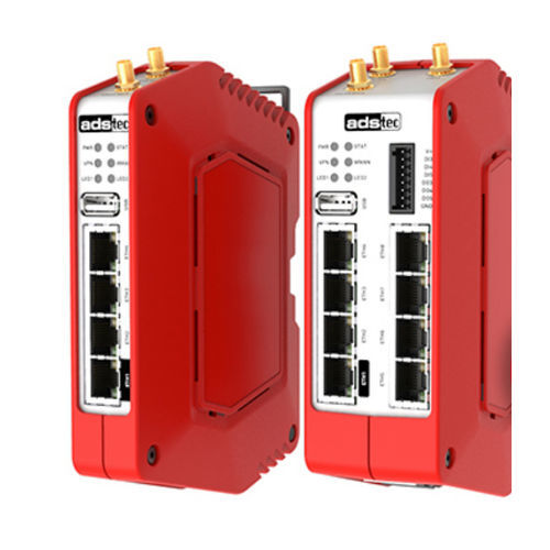 Firewall industriale con funzione VPN - IRF3000 - ads-tec - su guida DIN