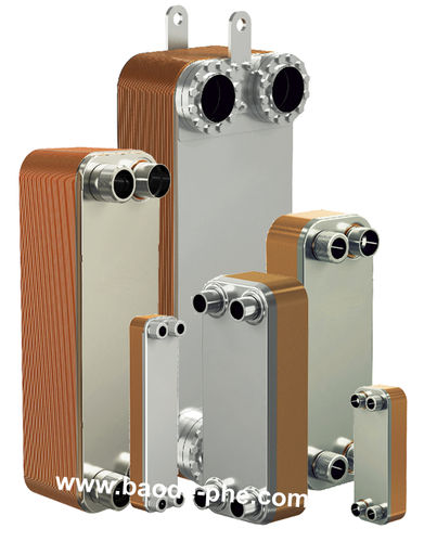 Scambiatore di calore a piastre saldo brasate - BL Series - Baode heat exchanger co.,ltd - liquido/liquido / in rame