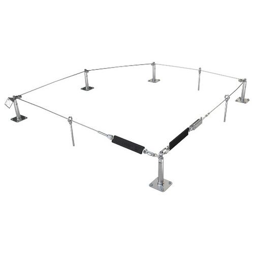 Linea vita orizzontale - ABS-Lock SYS I - SafetyConcept s.a. - anticaduta / per lavoro in altezza