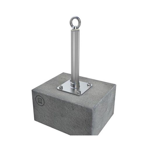 Ancoraggio anticaduta in acciaio inossidabile - ABS-Lock X-SR-AS - SafetyConcept s.a. - per tetto / per calcestruzzo