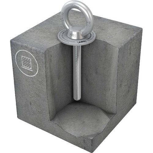 Ancoraggio anticaduta in acciaio inossidabile - ABS-Lock IV-B - SafetyConcept s.a. - per acciaio / per calcestruzzo