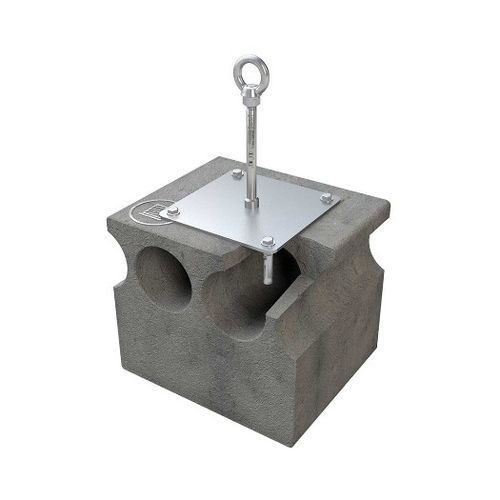Ancoraggio anticaduta in acciaio inossidabile - ABS-Lock X-SR-HD - SafetyConcept s.a. - per tetto / per calcestruzzo