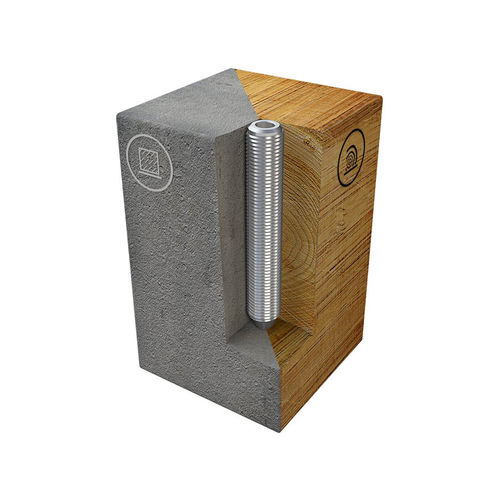 Ancoraggio anticaduta in acciaio inossidabile - ABS-Lock II-B - SafetyConcept s.a. - per acciaio / per legno / per calcestruzzo