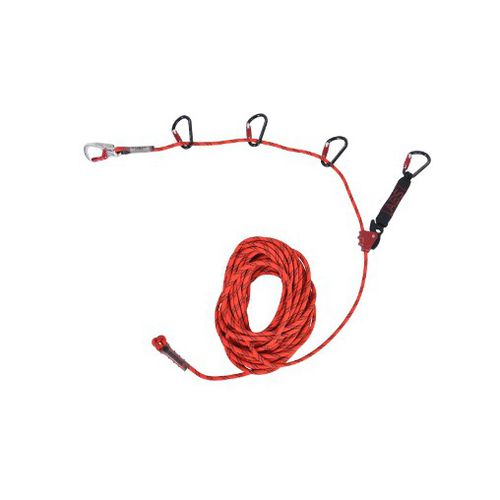 Linea vita orizzontale - ABS  - SafetyConcept s.a. - temporanea / anticaduta / per lavoro in altezza