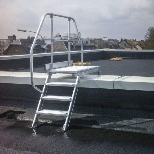 Passerella pedonale in alluminio - SafetyConcept s.a. - in acciaio galvanizzato / in acciaio inossidabile