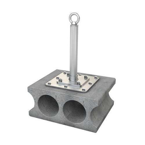 Ancoraggio anticaduta in acciaio inossidabile - ABS-Lock X-SR-HD-AS - SafetyConcept s.a. - per calcestruzzo