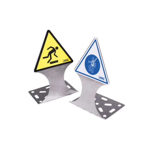 Cartello di segnalazione di obbligo - ABS Zu Warn - SafetyConcept s.a. - per cantiere