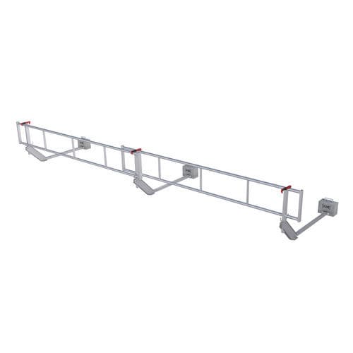 Parapetto temporaneo - ABS Mobile Guard – flat - SafetyConcept s.a. - zavorrato / in alluminio / per coperture piatte