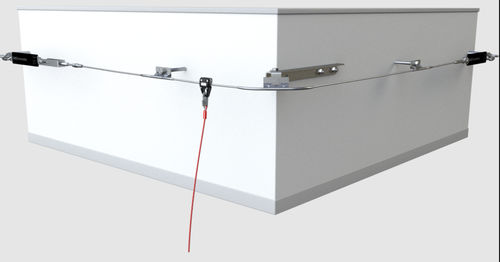 Linea vita orizzontale - ABS-Lock SYS II+IV  - SafetyConcept s.a. - anticaduta