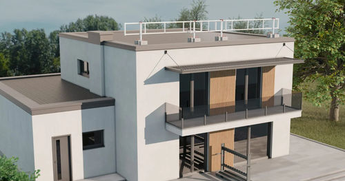 Parapetto temporaneo - Compact - SafetyConcept s.a. - in calcestruzzo / in alluminio / per cantiere