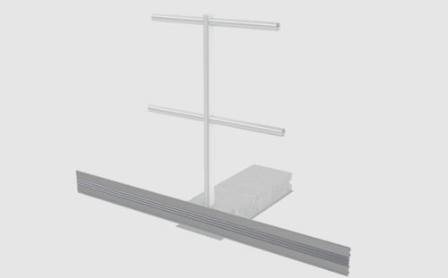 Battiscopa in alluminio - Toeboard - SafetyConcept s.a. - a L