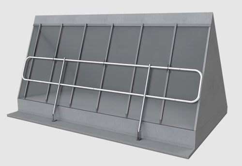 Parapetto su lamiera in acciaio - OnTop Shed - SafetyConcept s.a. - in alluminio / in acciaio / in acciaio inossidabile