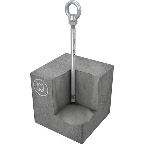 Ancoraggio anticaduta in acciaio inossidabile - ABS-Lock III-BE-Pro - SafetyConcept s.a. - per tetto / per calcestruzzo