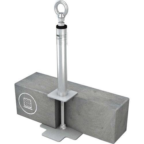 Ancoraggio anticaduta in acciaio inossidabile - ABS-Lock X-Durch - SafetyConcept s.a. - per calcestruzzo