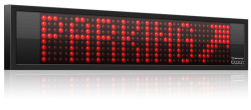 Display LED - A2 - RGB Technology - alfanumerico / ad alta risoluzione / USB