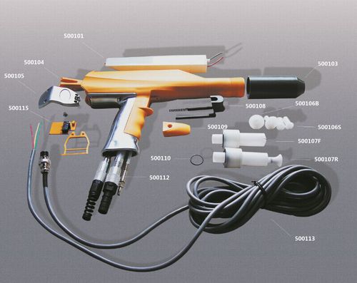 Pistola di verniciatura a polvere - Colo-03 Powder Coating Gun - Hangzhou color powder coating equipment ltd - a spruzzo / manuale