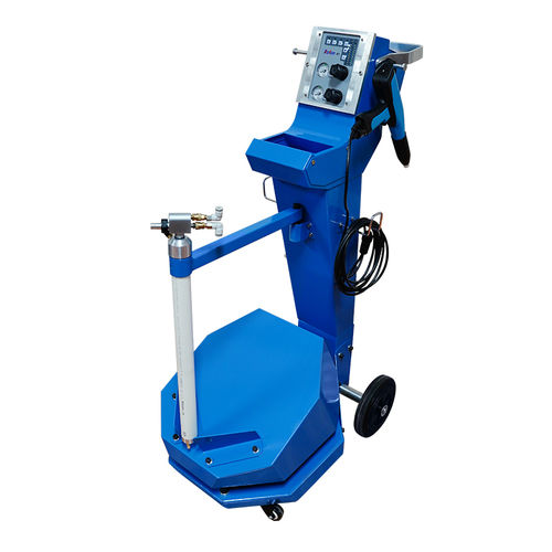 Macchina di verniciatura a polvere con pistola elettrostatica - K1-2 - Hangzhou color powder coating equipment ltd - a regolazione digitale / per il laboratorio / per profilati in alluminio