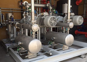 Gruppo da vuoto lubrificato - Tecnofilm SpA  - GIEFFE SYSTEMS Srl - a secco / a vite / industriale