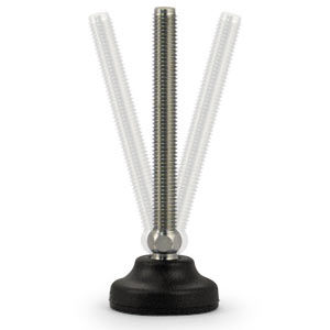 Piede di macchina - V42Z01M050 / V42Z02M050 series - Advanced Antivibration Components - in poliammide / antiscivolo / filettato