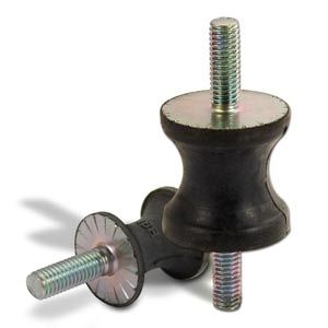 Supporto antivibrazione arrotondato - V11Z03MMMKXA series - Advanced Antivibration Components - in elastomero / in acciaio / per compressore