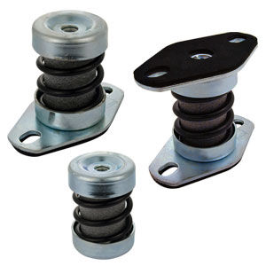 Supporto antivibrazione cilindrico - V10Z73MAM125M  - Advanced Antivibration Components - in elastomero / ammortizzatore a molla