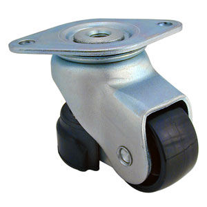 Ruota girevole - V10Z43MCM series - Advanced Antivibration Components - con piastra girevole / monoblocco / in acciaio