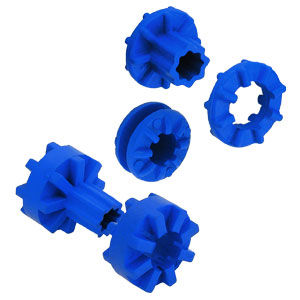 Passacavo in elastomero - V10R14-G4 / V10R82 series - Advanced Antivibration Components - aperto