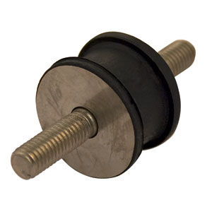 Supporto antivibrazione arrotondato - V11Z02MMMKA series - Advanced Antivibration Components - in elastomero / per carichi pesanti / filettato