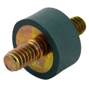 Supporto antivibrazione cilindrico - V10Z 2-307x series - Advanced Antivibration Components - in elastomero / in acciaio / filettato