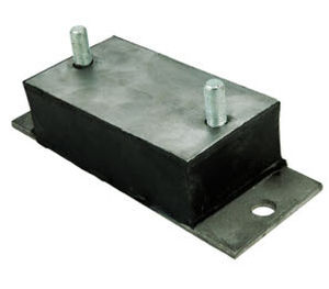 Supporto antivibrazione rettangolare - V10Z 6-520B - Advanced Antivibration Components - in elastomero