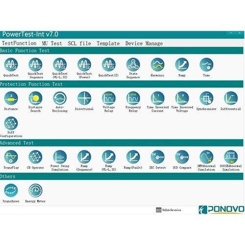 Pacchetto di software di validazione - PowerTest Int V7.0 - PONOVO POWER CO., LTD - di simulazione / di verifica / per test
