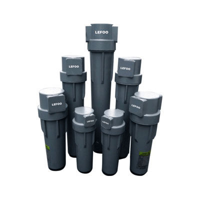Filtro per aria - ZHEJIANG LEFOO CONTROLS CO., LTD - a cestello singolo / a pressione / con flangia