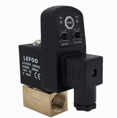 Elettrovalvola a comando diretto - LFSV20-B - ZHEJIANG LEFOO CONTROLS CO., LTD - a 2 vie / normalmente chiusa / per acqua